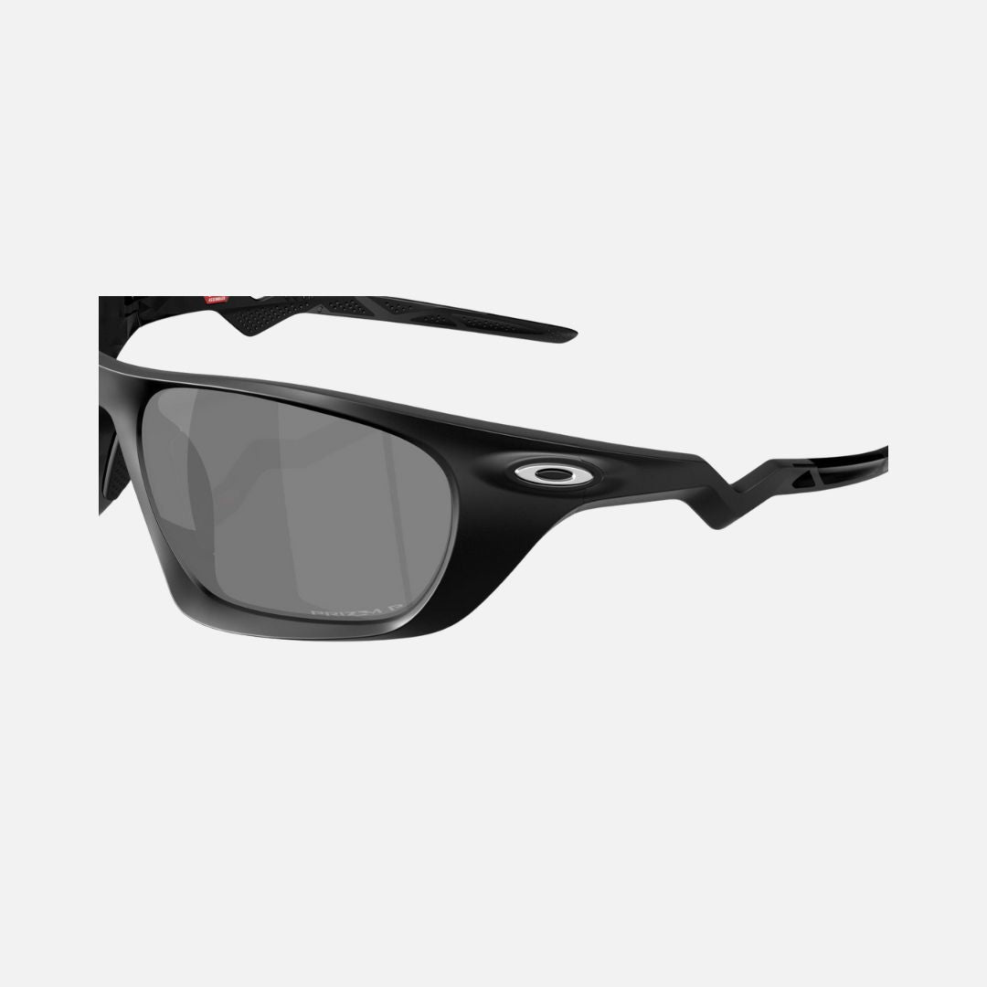 Oakley Lateralis Polarized Sunglasses - Matte Black/Prizm Black