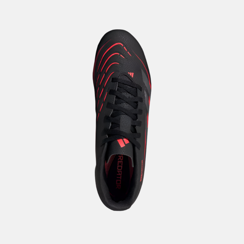 Adidas Predator Club Firm Multi-Ground Football Shoes -Core Black/Grey Four/Lucid Red