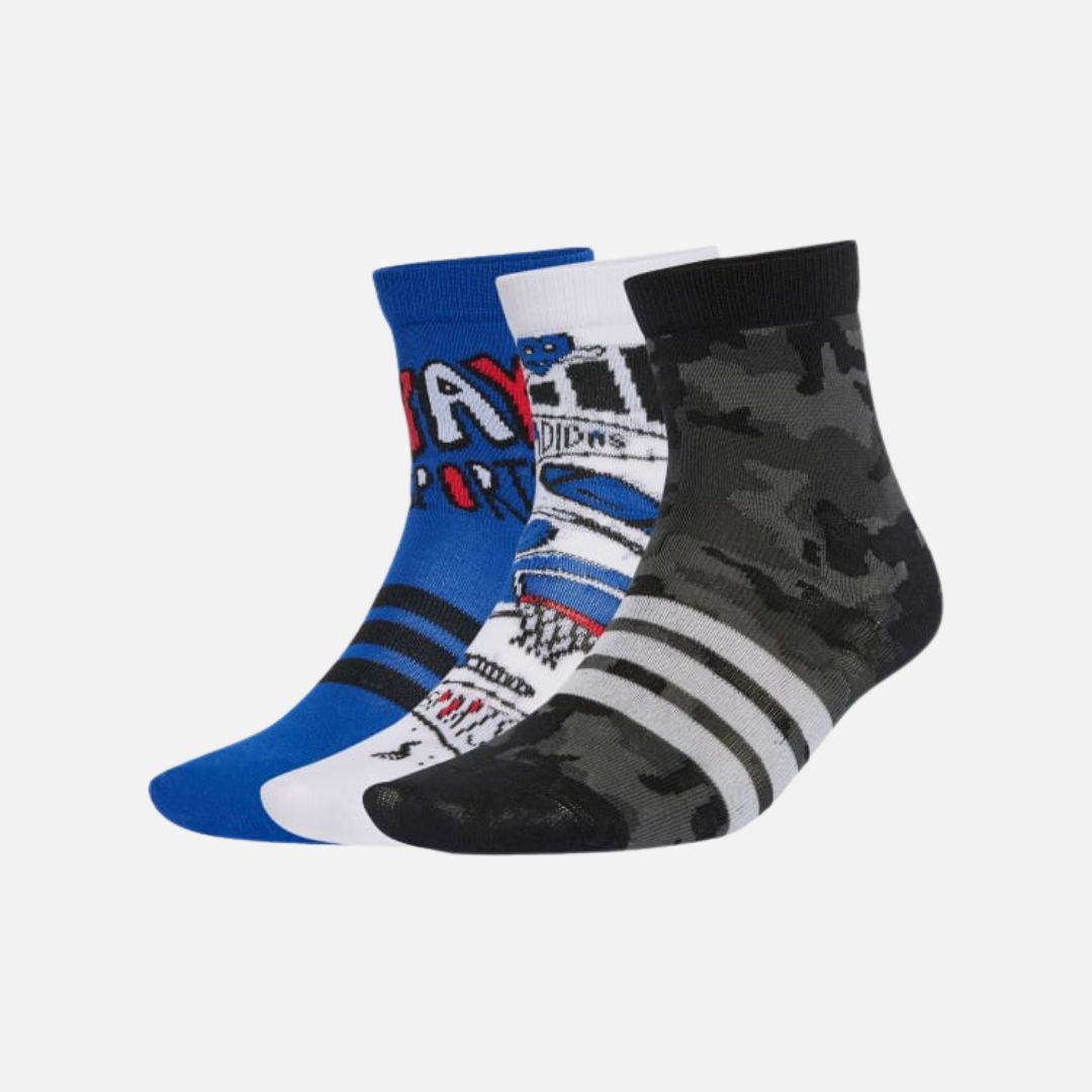 Adidas Kids Logo 3 Pairs Per Pack Socks Kids