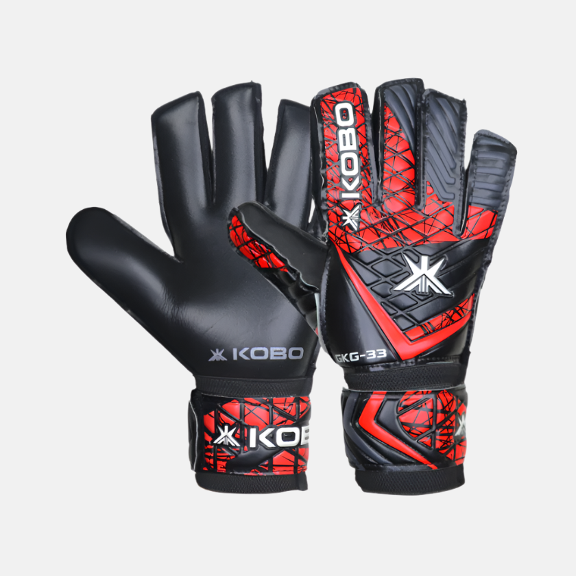 Kobo GKG-33 Football Goal Keeper Gloves Adult -Light grey