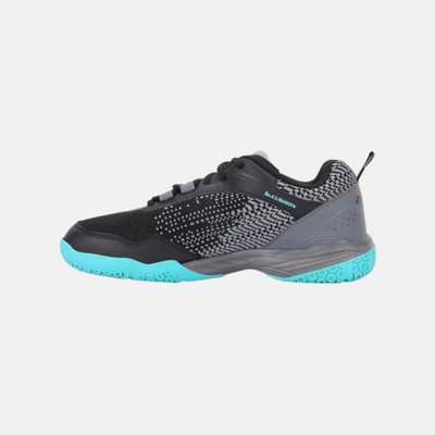 YONEX V100-I Men’s Badminton Shoes – Black/Vivid Sky