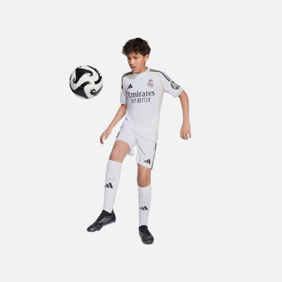 Adidas Real Madrid 25/26 Home Shorts Kids white