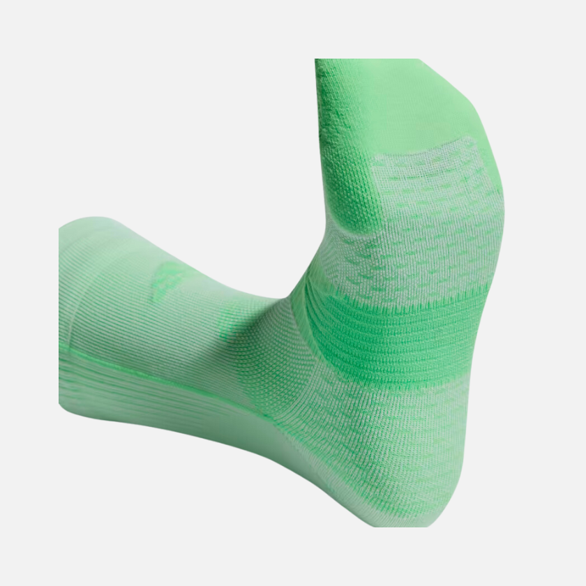 Adidas Adizero Ankle Running Socks -White/Beam Green