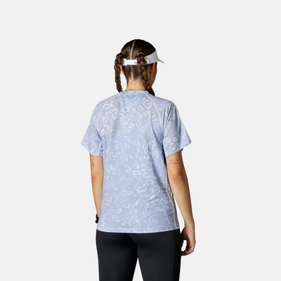 Adidas Own the Run CLIMACOOL 3-Stripes Women's Tee – Dash Grey / Violet Tone