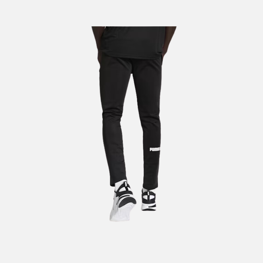 Puma Graphic Men's Slim Fit Track Pants -Black/Puma Black