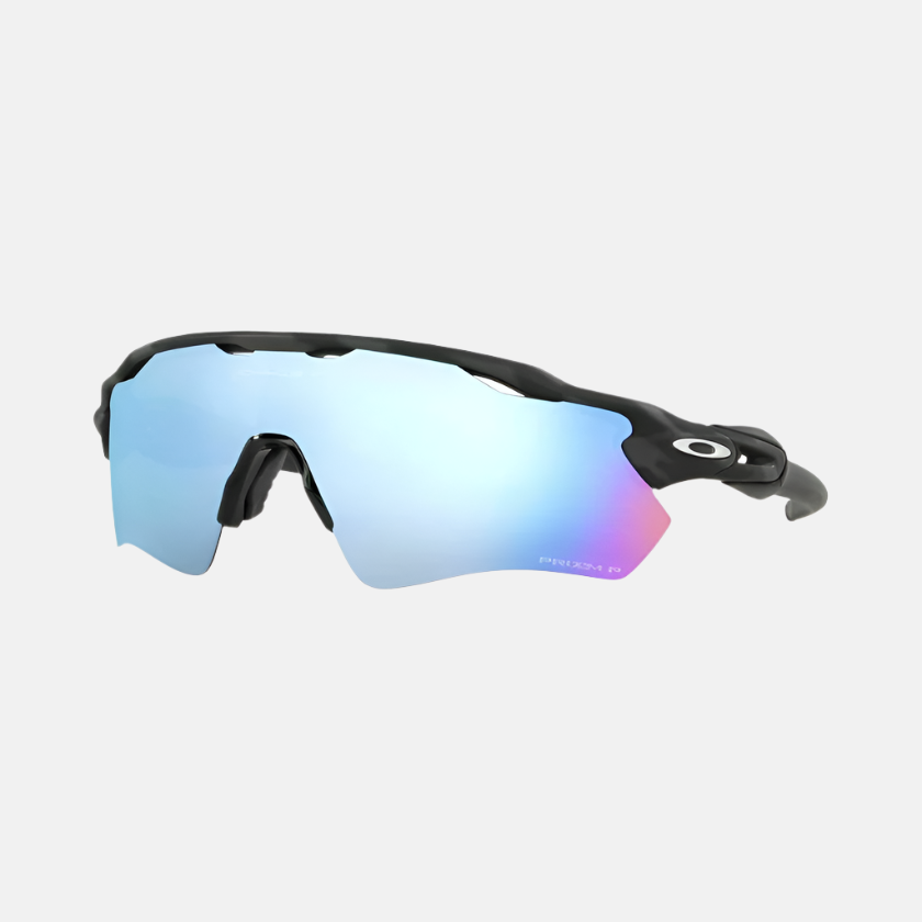 Oakley Radar EV Path Sunglasses Matte Black Camo/Prizm Deep Water Polarised Lenses