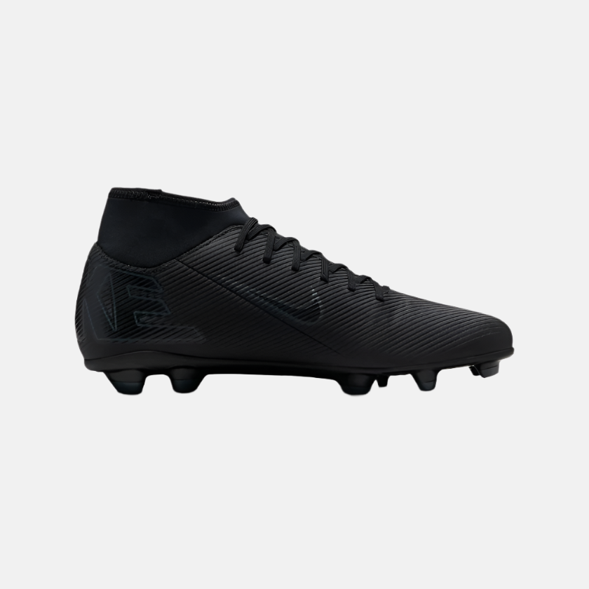 Nike Mercurial Superfly 10 Club MG High-Top Men's Football Shoes -Black/Deep Jungle/Black