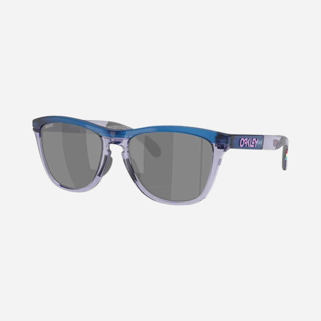 Oakley Frogskins Range Sunglasses Matte Transparent Blue/Prizm Black Lenses