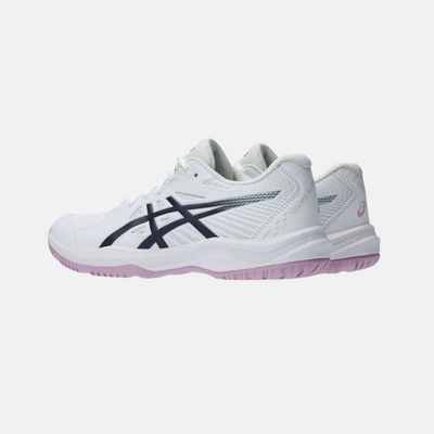 ASICS Court Slide 4 Women's Tennis Shoes – White/Indigo Fog