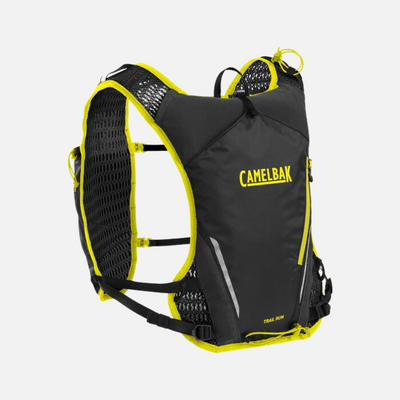 Camelbak Quick Stow Flasks Women's Trail Run Vest 17oz (1L) (32-43 in)-Adriatic Blue/Black/Safety Yellow