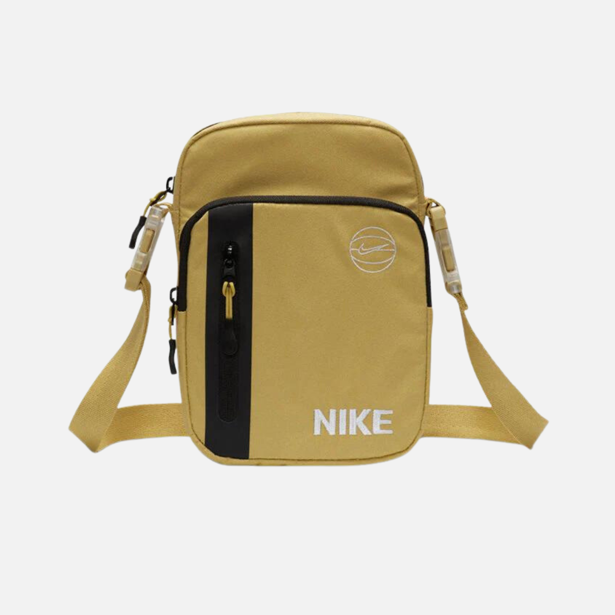 Nike Elemental PRM Basketball Crossbody Bag (4L)  -Buff Gold/Black/White