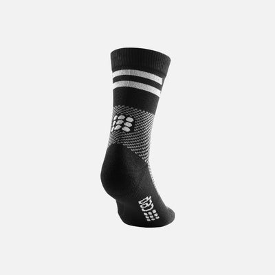 Cep Training Mid Cut Compression Socks,unisex  - Black