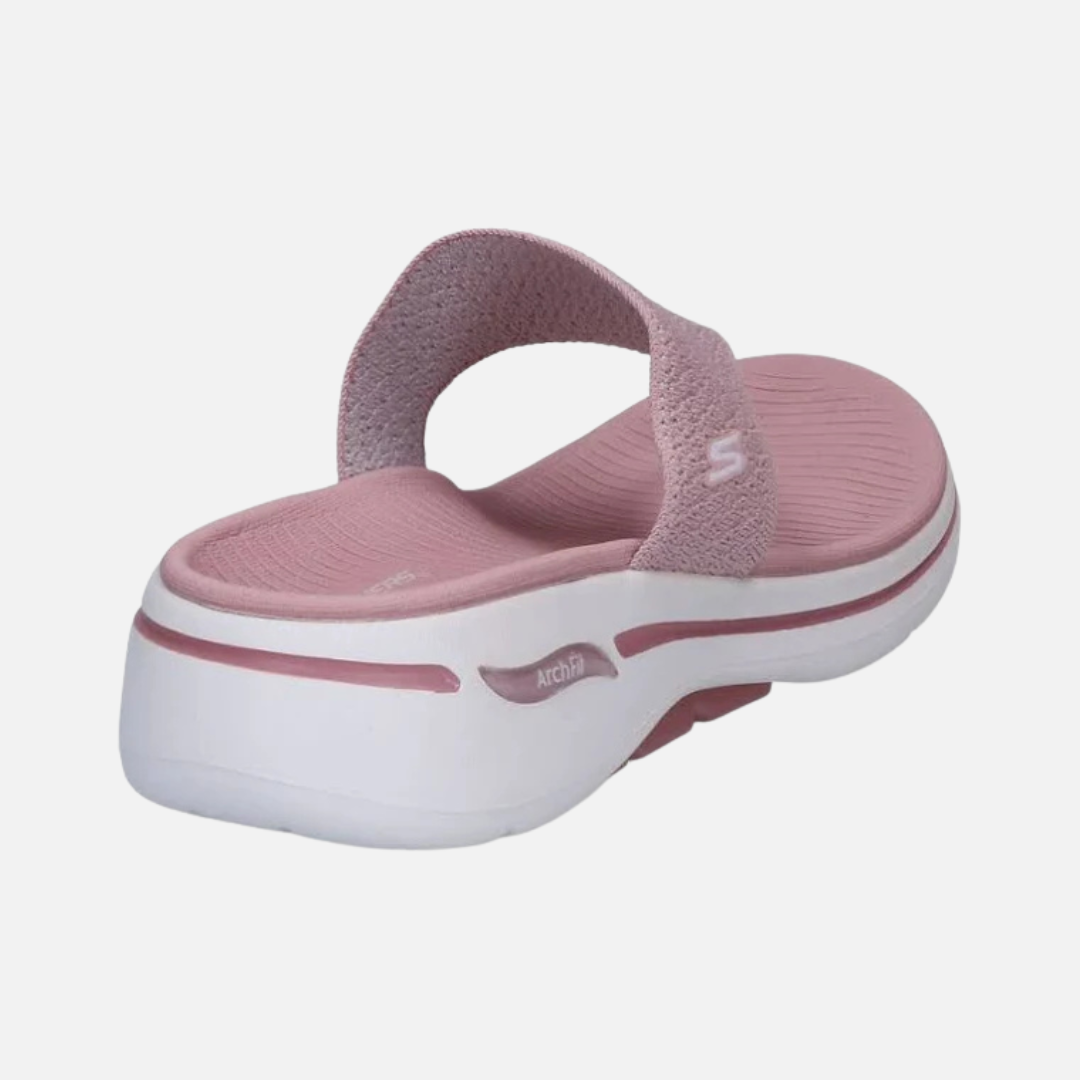 Skechers Go Walk Arch Fit Women's Lifestyle Slippers – Pink