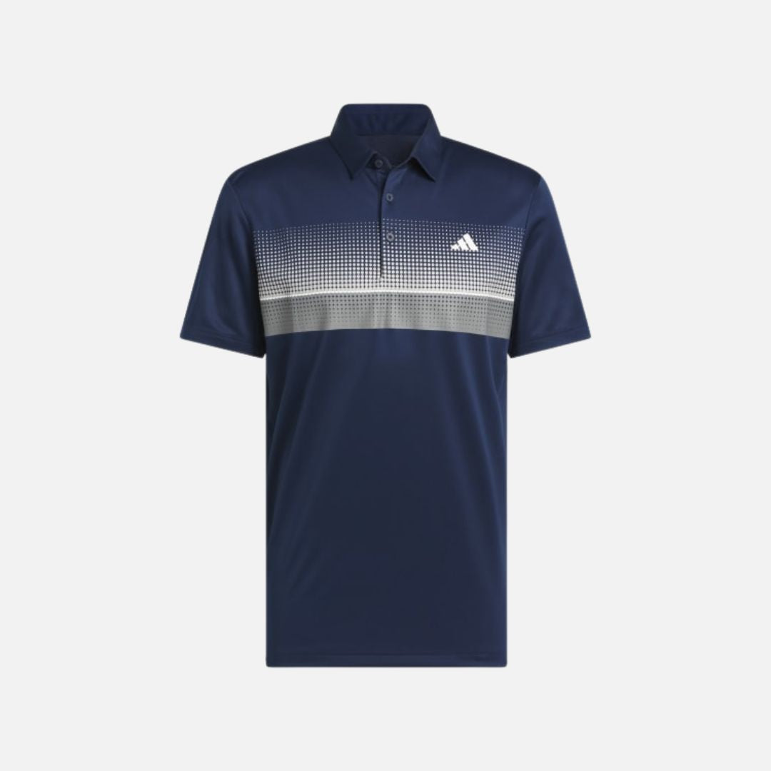 Adidas Performance Allover Print Polo Shirt Collegiate Navy