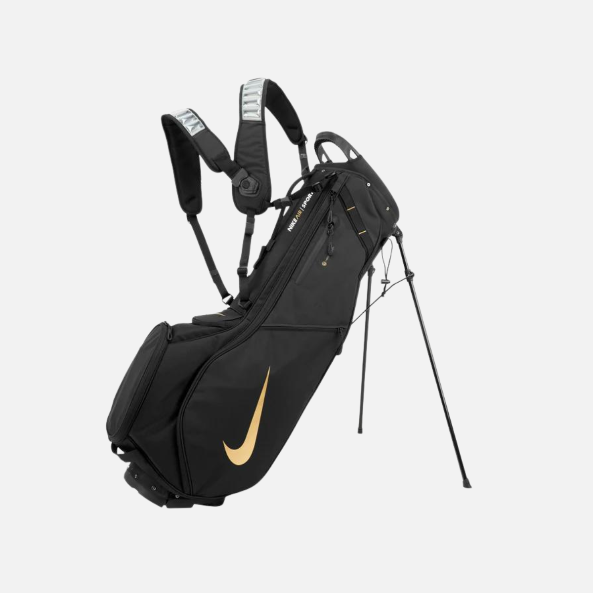 Nike Golf Air Sport II Stand Bag -Black/Gold/White 075