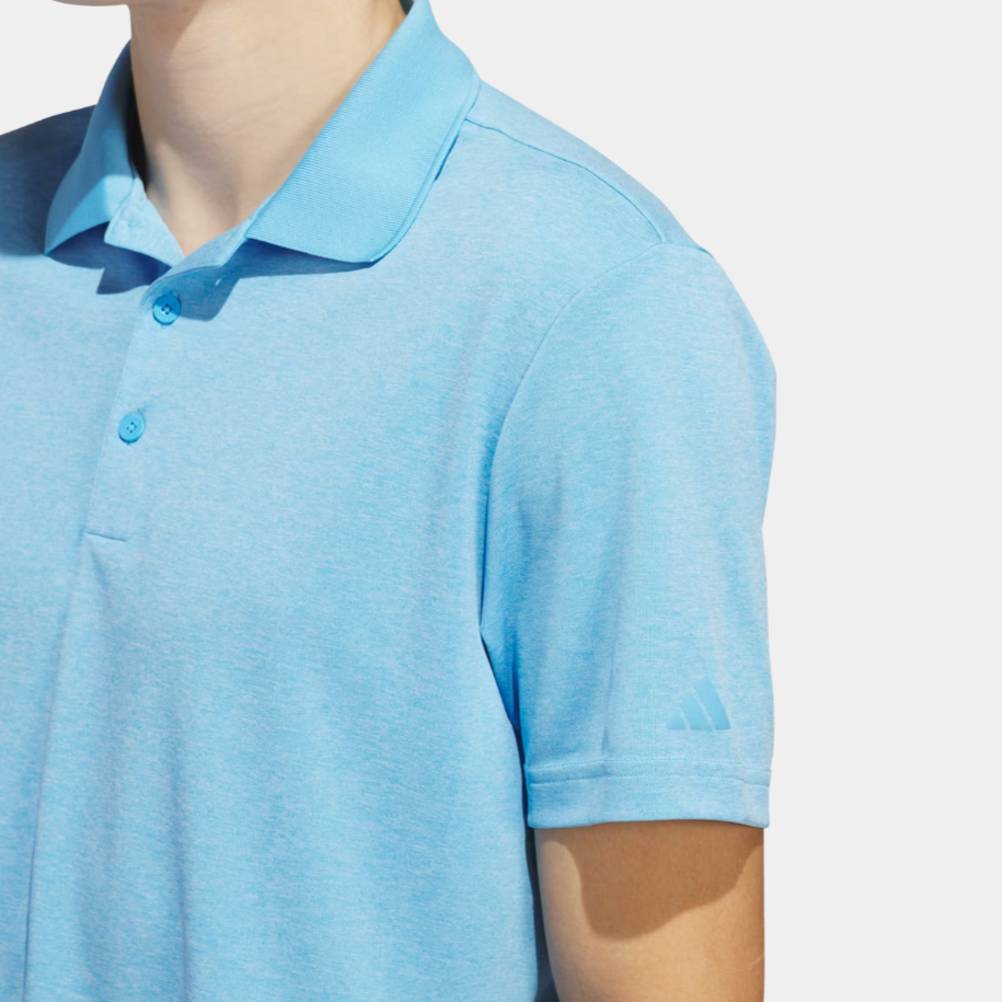 Adidas Adi Performance Heathered Men's Polo Shirt - Blue