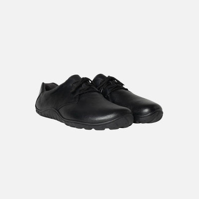 BAER URBN Leder Exekutive Barefoot shoes - Grained Black