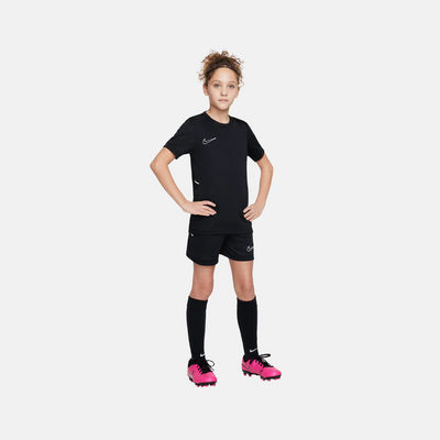Nike Academy Big Kids' Dri-FIT Soccer Top – Black/White