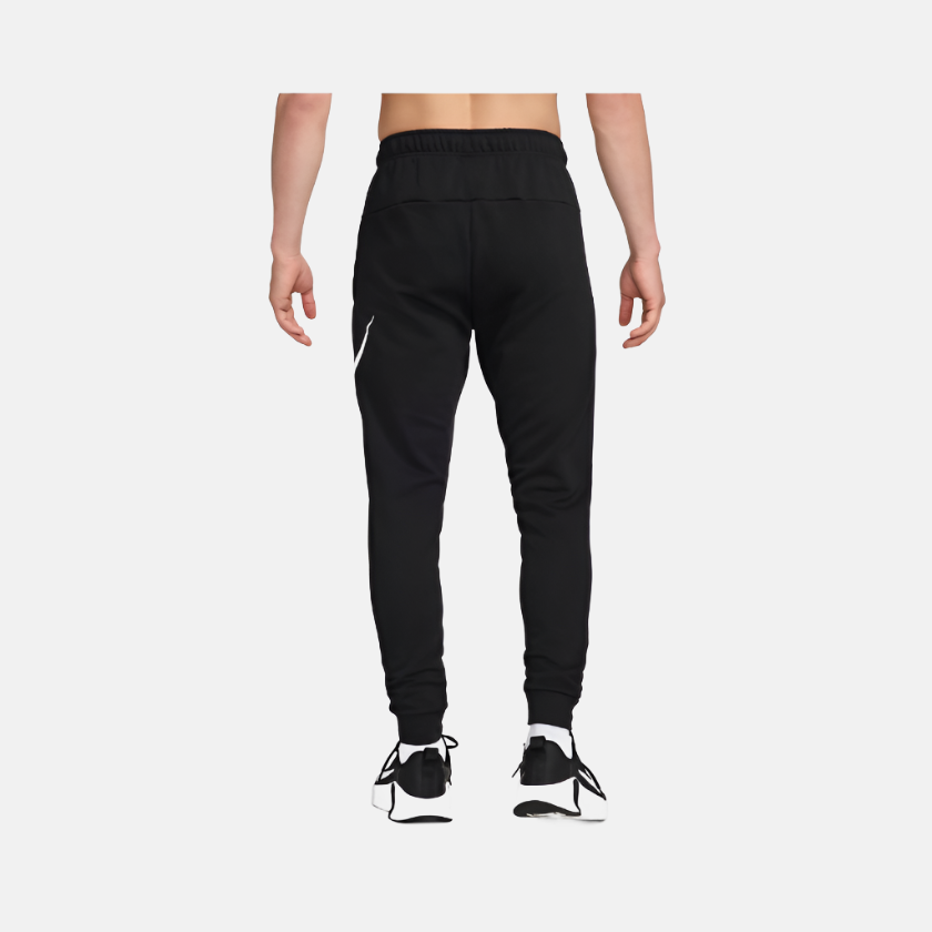 Nike Dri-FIT Men's Tapered Training Trousers -Black/White