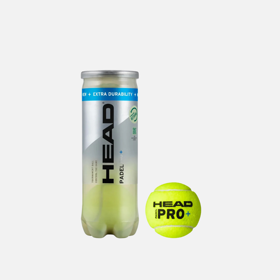 HEAD Padel Pro+ padel balls 3 pcs. yellow