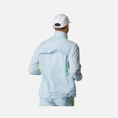 Adidas Break The Norm Men's Running Jacket -Wonder Blue/Lucid Lemon