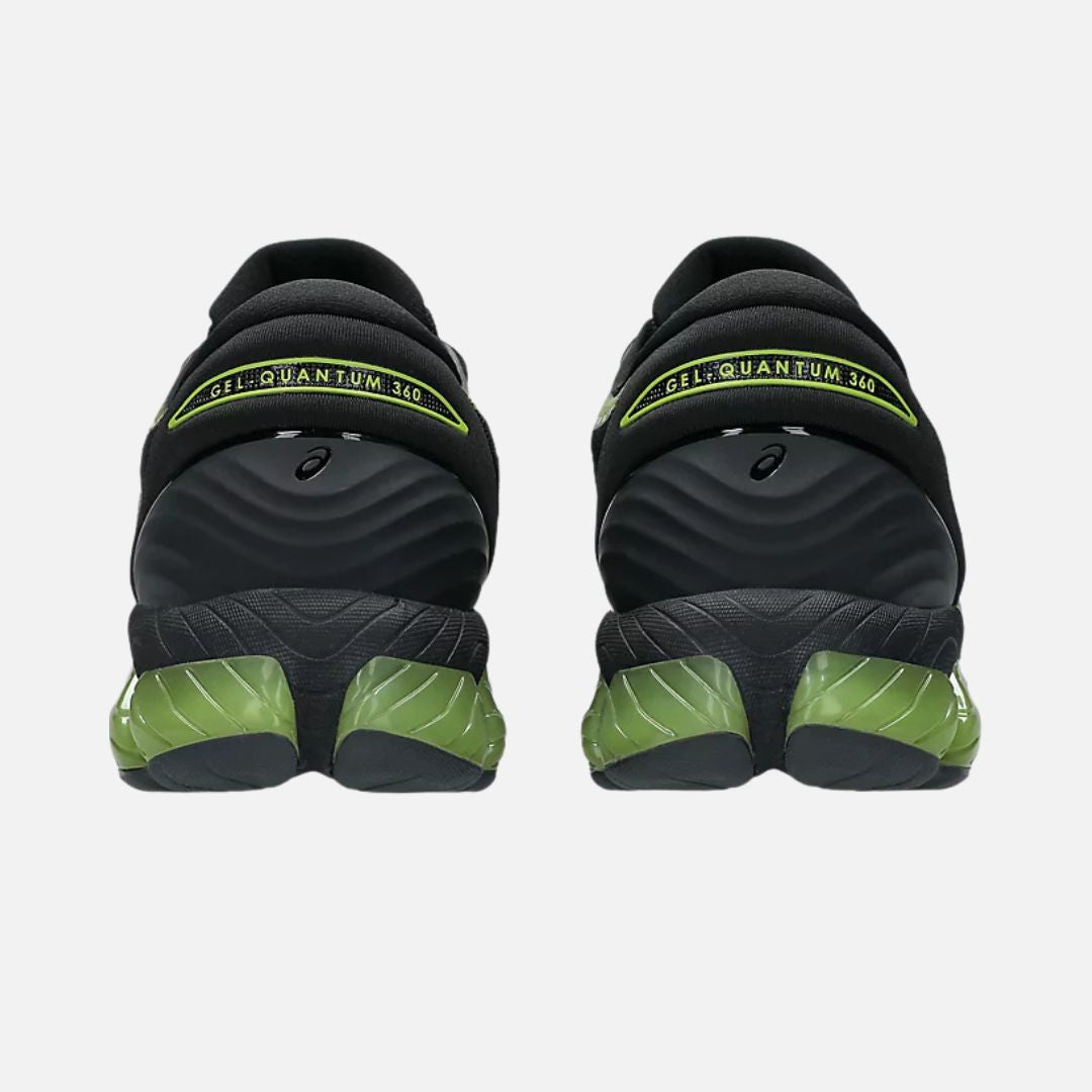 ASICS GEL-QUANTUM 360 VIII mens walking/lifestyle shoes -BLACK/GREEN APPLE
