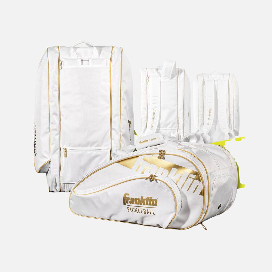 Franklin Pro Series Pickleball Paddle Bag - White/Gold