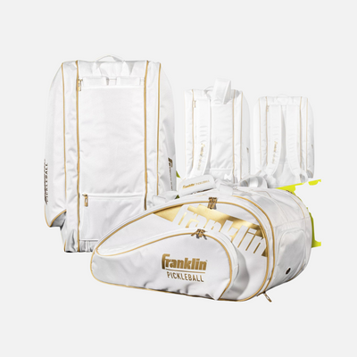 Franklin Pro Series Pickleball Paddle Bag - White/Gold