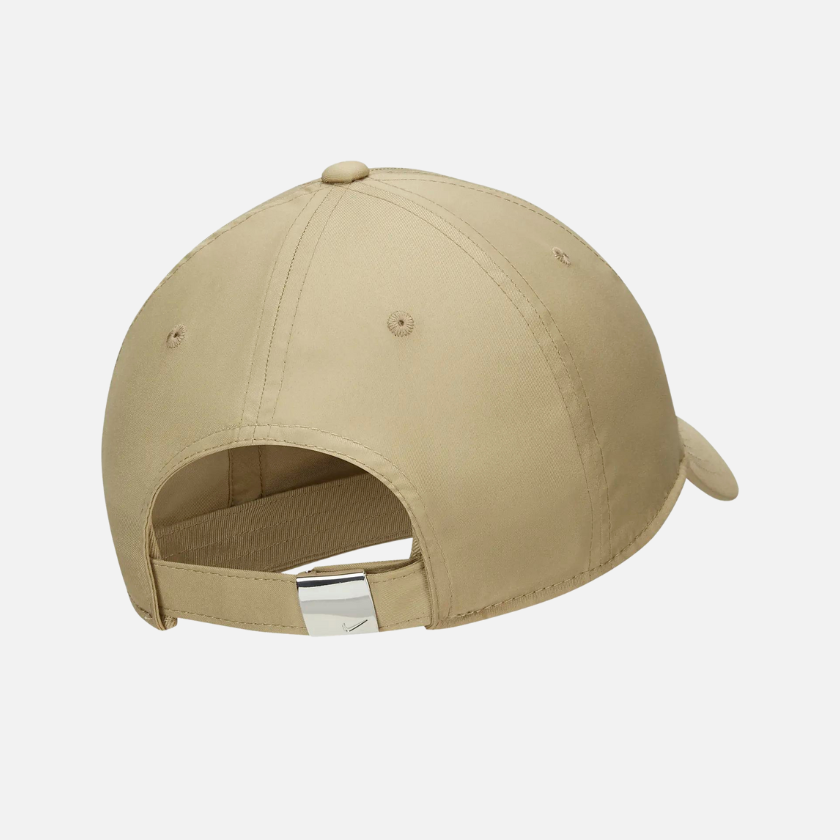 Nike Dri-FIT Club Unstructured Metal Swoosh Cap - Neutral Olive/Metallic Silver