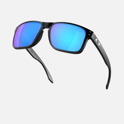 Oakley Holbrook Sunglasses Matte Black/Prizm Sapphire Polarised Lenses