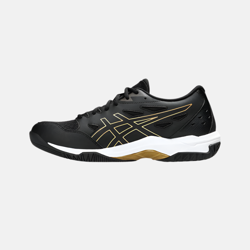 Asics GEL-ROCKET 11 Men's Badminton Shoes -Black/Pure Gold