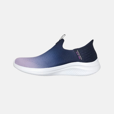 Skechers Slip Ins Ultra Flex 3.0-Beauty Blend Women's Walking Shoes -Navy/Lavender