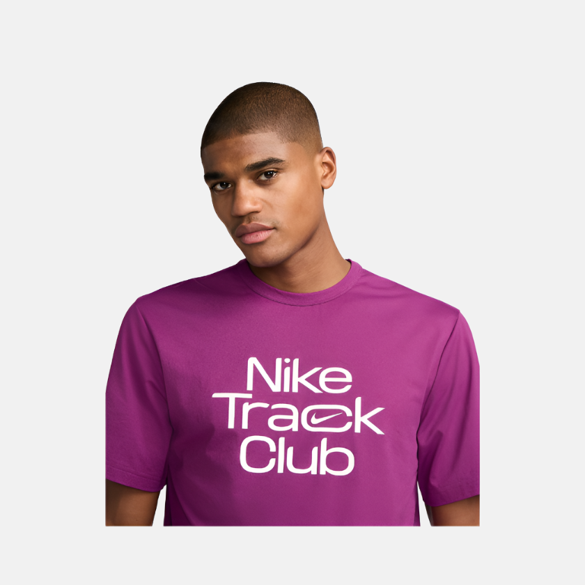 Nike Track Club Men's Dri-FIT Short-Sleeve Running Top -Viotech
