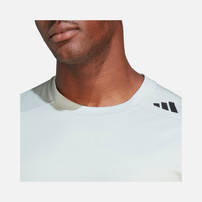 Adidas D4T Strength Workout Men's Training T-shirt -Wonder Silver / Black