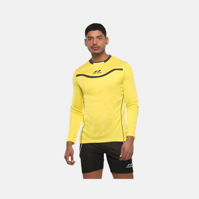 Nivia Armour Men's Goalkeeper Jersey -Lemon Yellow/Black