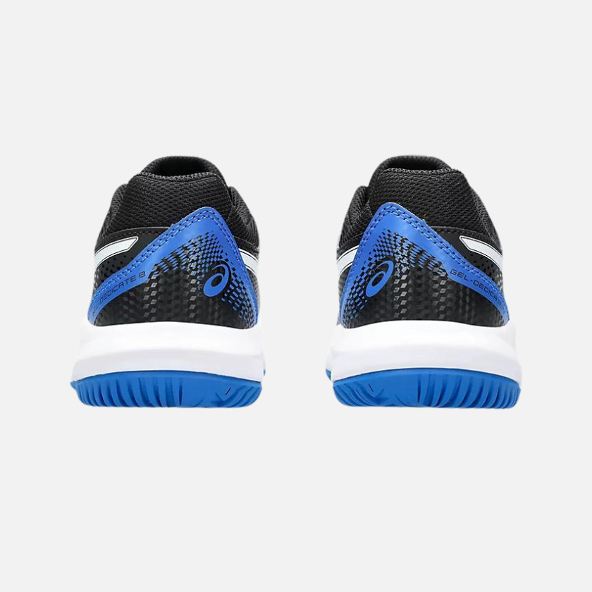 Asics GEL-DEDICATE 8 GS Kids Tennis Shoes -Black/Tuna Blue