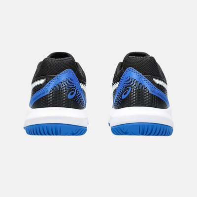 Asics GEL-DEDICATE 8 GS Kids Tennis Shoes -Black/Tuna Blue