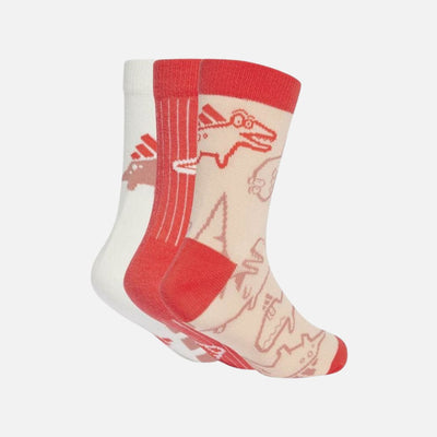 Adidas Kids Adiraptor 3 Pairs Per Pack Socks