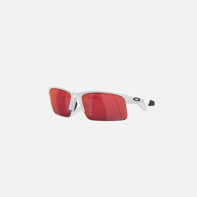 Oakley Capacitor (Youth Fit) – White Frame / Red Lenses