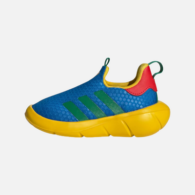 Adidas Monofit Trainer Slip-on Kids Unisex Shoes (0-3 Year) -Shock Blue/Green/Eqt Yellow