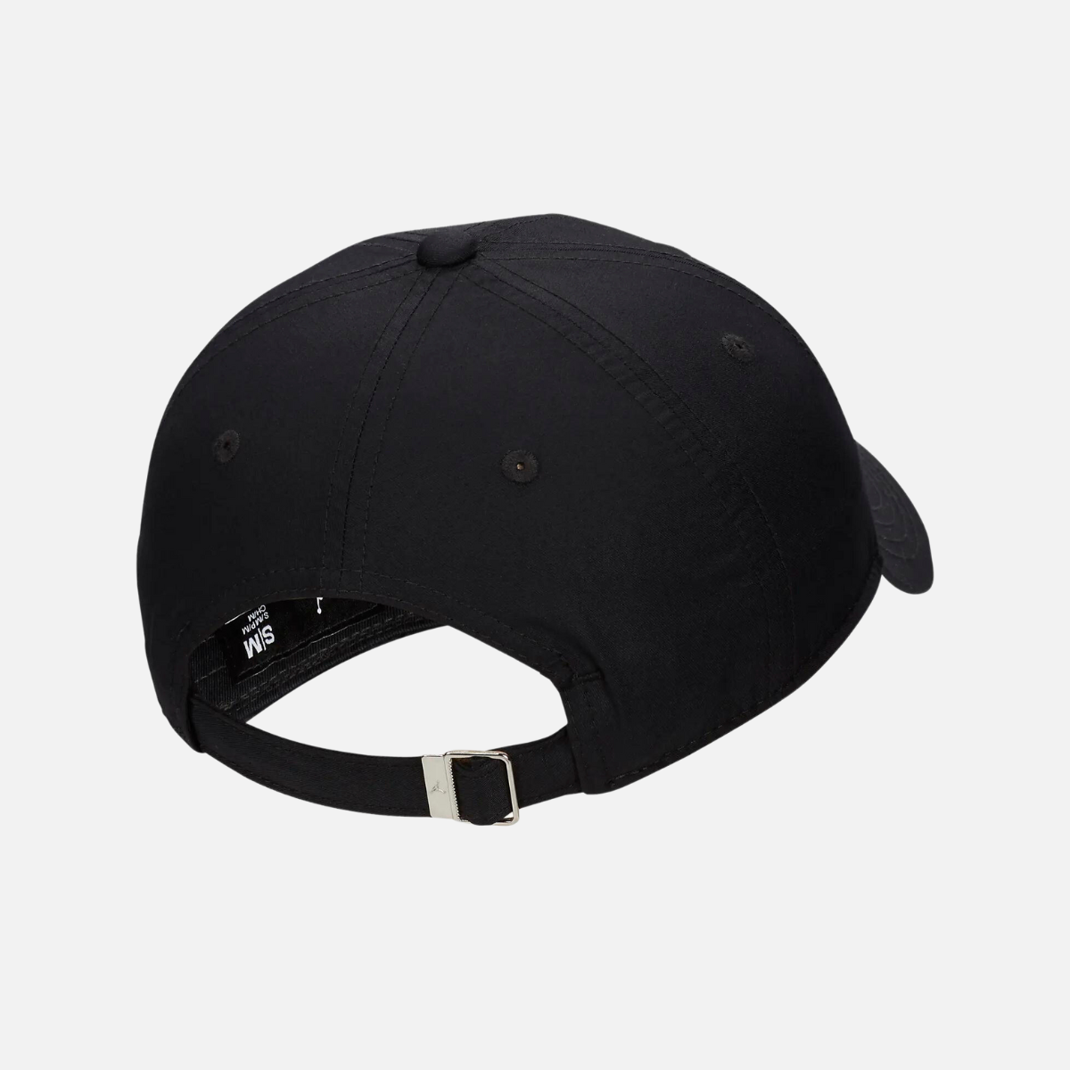 Jordan Club Cap Adjustable Unstructured Hat -Black/Black/White