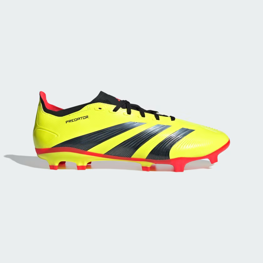 Adidas Predator League Firm Ground Football Shoes -Team Solar Yellow 2/Core Black/Solar Red