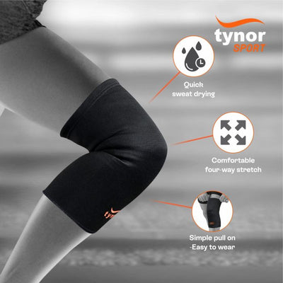 Tynor High Performance Knee Cap Air -Orange/Black