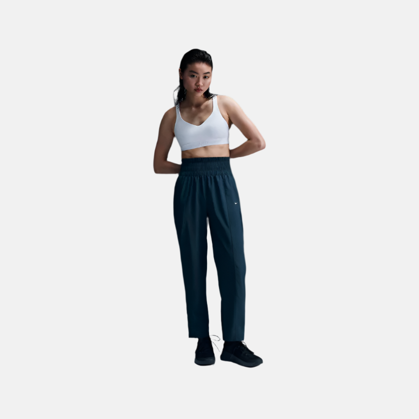 Nike Dri-FIT One Ultra High-Waisted Women's Pant -Armoury Navy/White