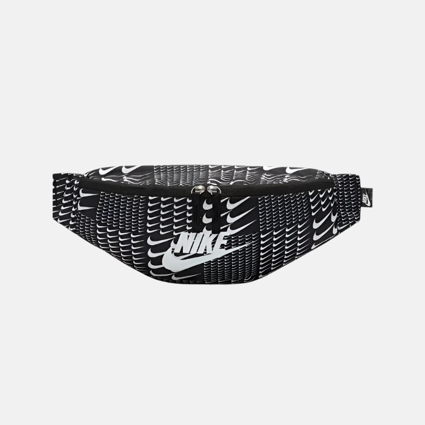 Nike Heritage Cross-body Bag (3L) -Black/White/White