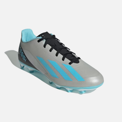 Adidas X Crayfast Messi.4 Flexible Football Groung Stud - Silver Metallic/Bliss Blue/Core Black