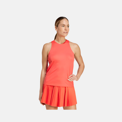 Adidas Club Tennis Climacool Women's Tennis Tank Top -Semi Lucid Red