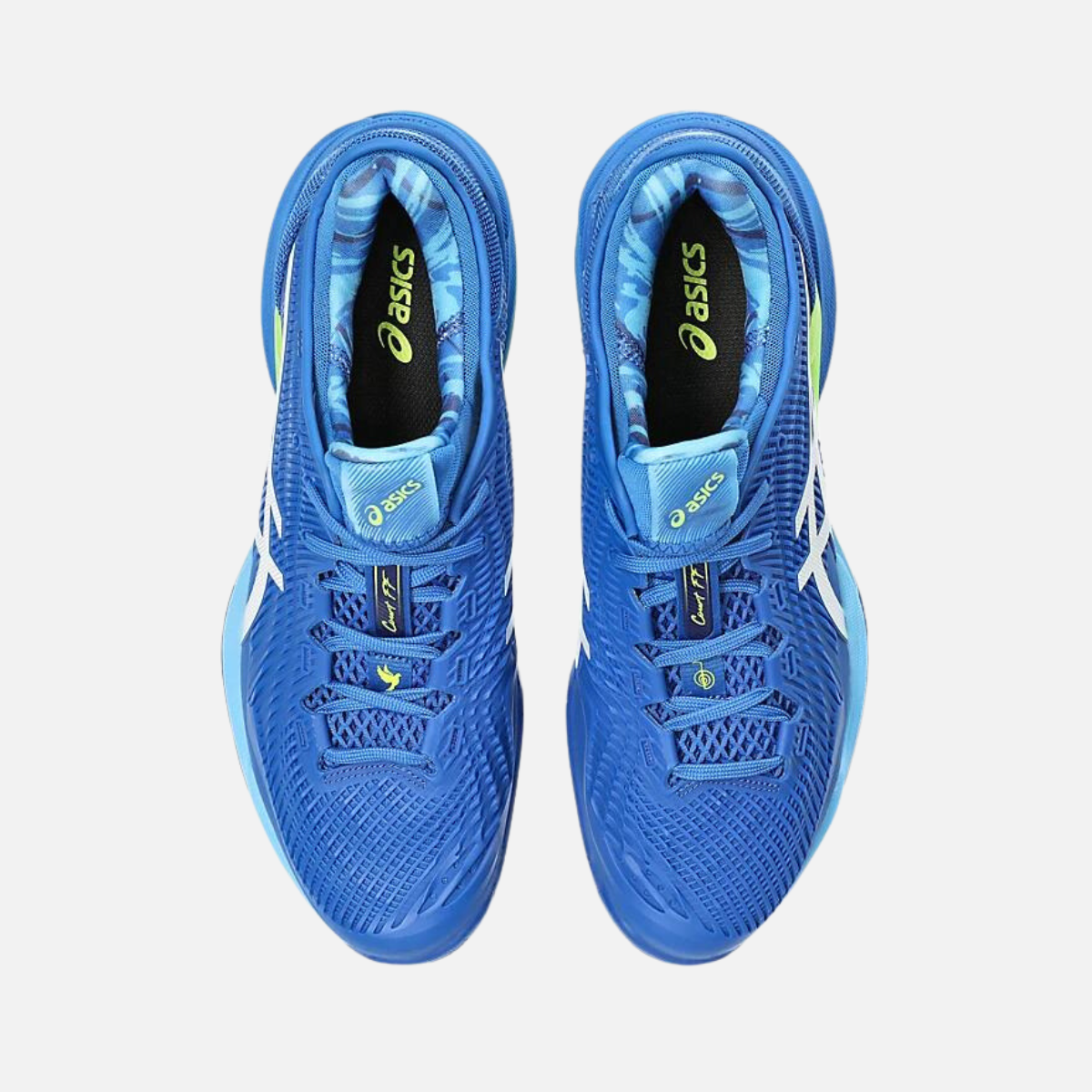 Asics Court FF 3 Novak Men's Tennis Shoes -Tuna Blue/White