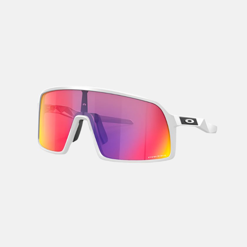 Oakley Sutro S Prizm Road Lenses Matte White Frame Sunglasses