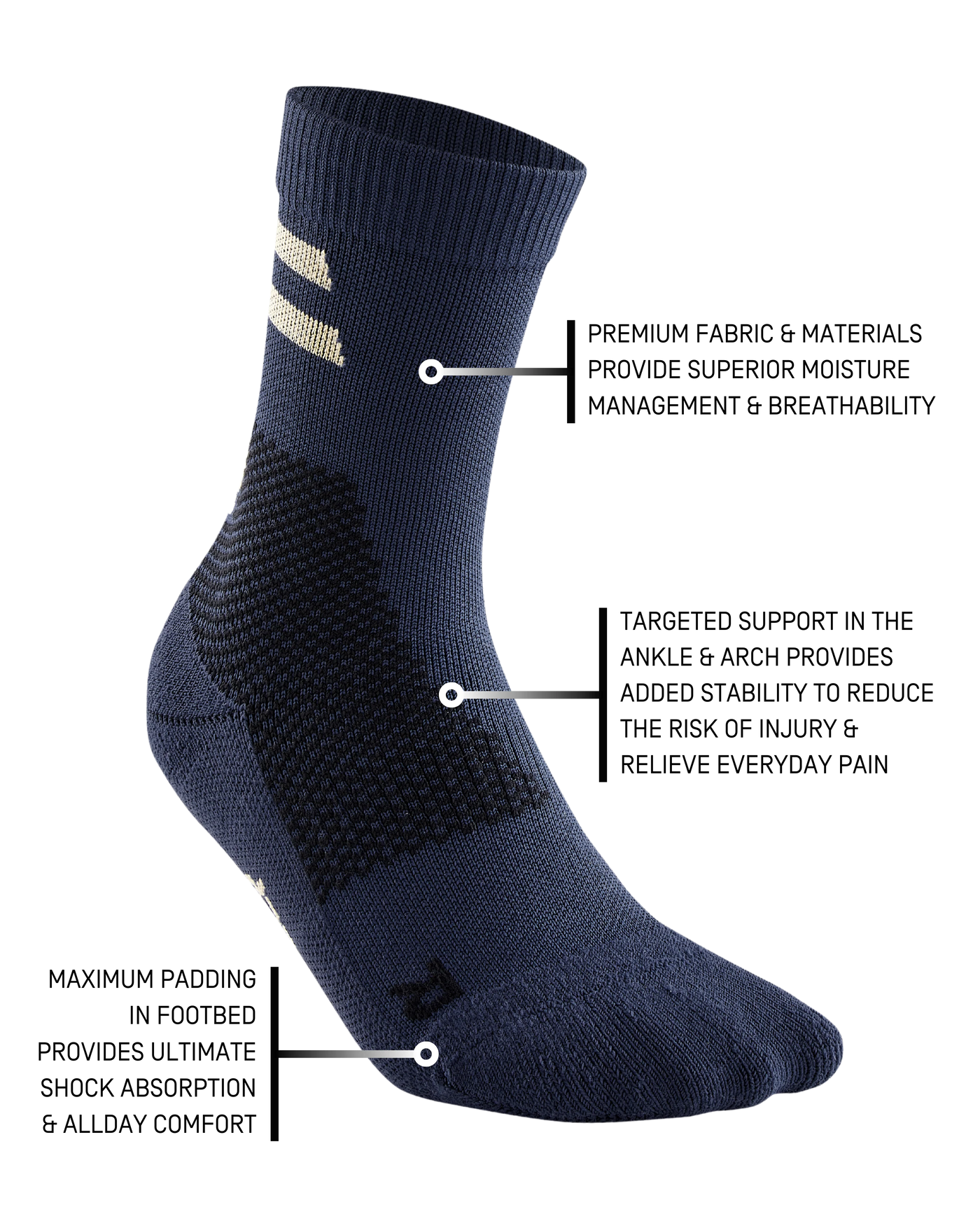 Cep Training Mid Cut Compression Socks, Men - RED